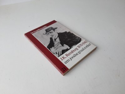 Tweedehands boek: J.K.Rensburg 1870-1943 een joodse graalzoeker van auteur Jaap Meijer - Paperback met rechte rug zonder leesvouwen. Rug lichtjes beschadigd net als puntjes kaft. Binnenin netjes en onbeschreven..