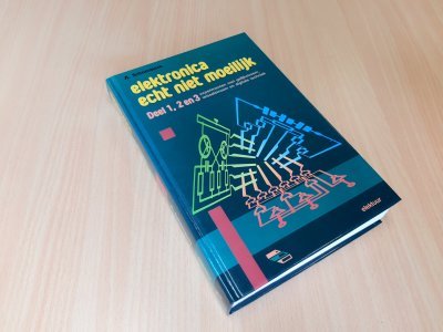 Boek met de titel: Elektronica echt niet moeilijk deel 1, 2 en 3