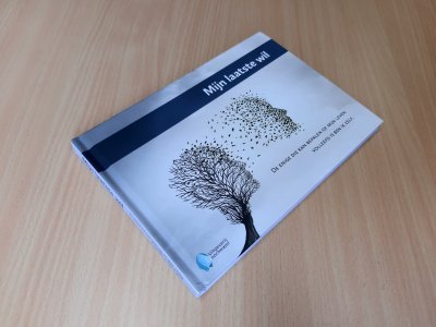Boek met de titel: Mijn laatste wil