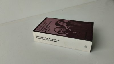 Boek met de titel: Wij moeten lachen en huilen- Prive-domein nr. 182