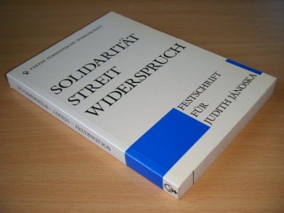 Boek met de titel: Solidaritat-Streit-Widerspruch