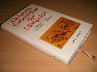 Tweedehands boek: Geheime Geschichte der Mongolen van auteur Manfred Taube - Gebonden met stofomslag, in goede staat.