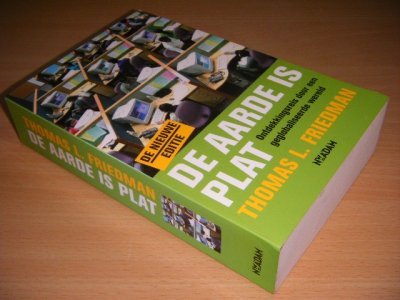 Boek met de titel: De aarde is plat