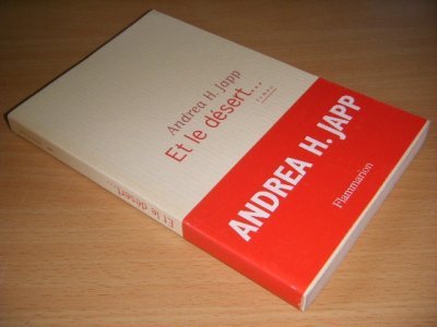 Boek met de titel: Et le desert...