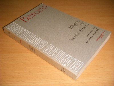 Tweedehands boek: Milagros de Nuestra Senora van auteur Gonzalo de Berceo - Paperback, in goede staat.
