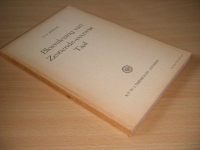 Boek met de titel: Bloemlezing van Zestiende-eeuwse Taal