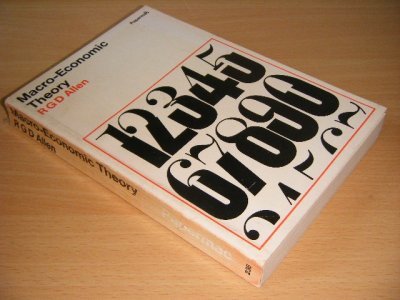 Tweedehands boek: Macro-Economic Theory van auteur R.G.D. Allen - Paperback, creases in spine, discoloured spine, traces of use, name on title page, in reasonable condition.