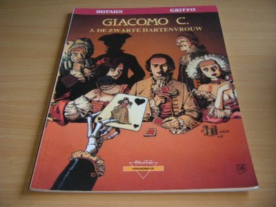 Boek met de titel: Giacomo C. 3. De zwarte hartenvrouw