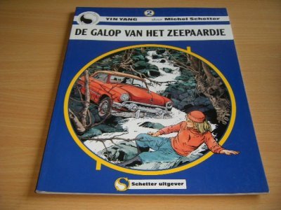 Tweedehands boek: De galop van het zeepaardje van auteur Michel Schetter - Stripboek, in goede staat. Geillustreerd.