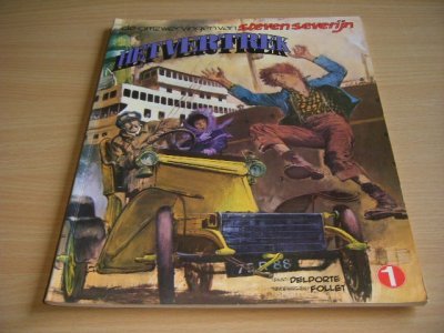 Boek met de titel: De omzwervingen van Steven Severijn: Het vertrek