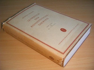 Boek met de titel: Lehrbuch der Konstitutionstherapie