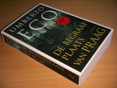 Boek met de titel: De begraafplaats van Praag