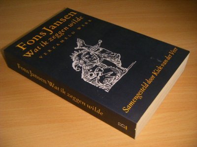 Boek met de titel: Wat ik wilde zeggen