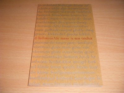 Boek met de titel: De mens is een ondier