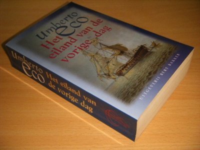 Boek met de titel: Het eiland van de vorige dag