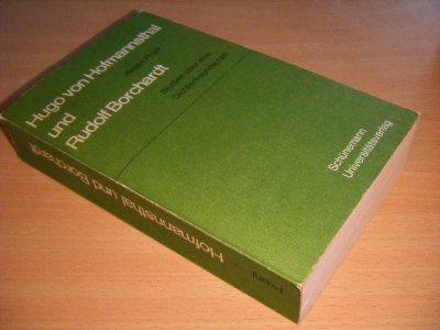 Boek met de titel: Hugo von Hofmannsthal und Rudolf Borchardt