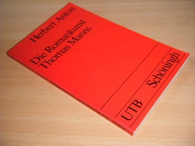 Boek met de titel: Die Romankunst Thomas Manns
