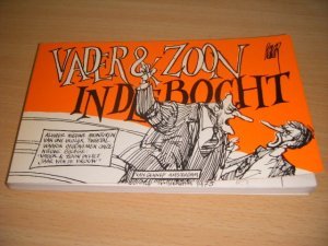 Boek met de titel: Vader en zoon in de bocht