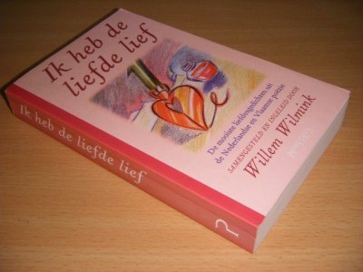 Tweedehands boek: Ik heb de liefde lief van auteur Willem Wilmink (samenstelling) - Paperback, met leesvouw, licht verkleurde rug, in goede staat.