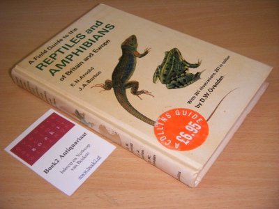 Tweedehands boek: A Field Guide to the Reptiles and Amphibians of Britain and Europe van auteur E.N. Arnold and J.A. Burton - Hardcover, in good condition. With illustrations.