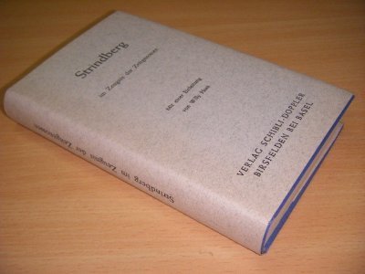 Boek met de titel: Strindberg im Zeugnis der Zeitgenossen