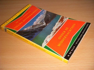 Tweedehands boek: Nieuwe ontdekkingen onder de middernachtzon van auteur dr. Paul Herrmann - Pocket, in goede staat. Geillustreerd.