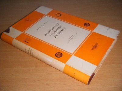 Boek met de titel: Godsdienst voorheen en thans