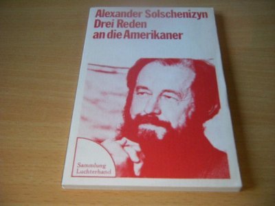 Boek met de titel: Drei Reden an die Amerikaner