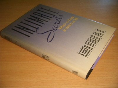Tweedehands boek: Intimate Secrets van auteur Karen Blaker - Hardcover with dustjacket, slightly discoloured spine, in good condition.