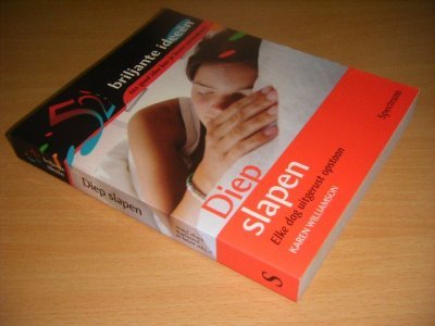 Boek met de titel: Diep slapen. Elke dag uitgerust opstaan