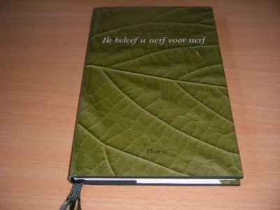 Boek met de titel: Ik beleef u nerf voor nerf