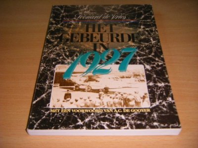 Boek met de titel: Het gebeurde in 1927