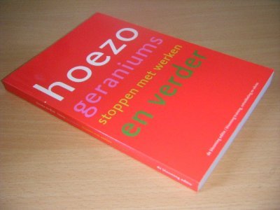 Boek met de titel: Hoezo geraniums?