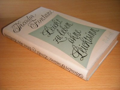 Boek met de titel: Leicht zu leben ohne Leichtsinn