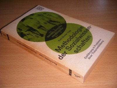 Boek met de titel: Methodologie der Sozialwissenschaften
