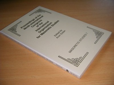 Tweedehands boek: Proceedings of the Ninth International Congress of the International Organization for Masoretic Studies van auteur Aron Dotan (ed.) - Paperback, in good condition.