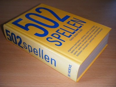 Boek met de titel: 502 spellen