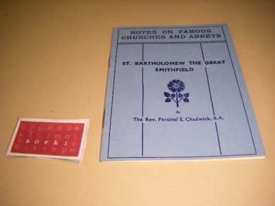 Boek met de titel: St. Bartholomew the Great Smithfield