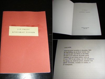 Boek met de titel: Achteraf Gezien