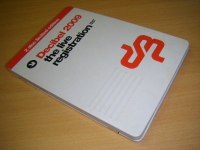 Tweedehands boek: Decibel 2009. The live registration. 2disc limited edition van auteur  - Two discs in oorspronkelijke verpakking.