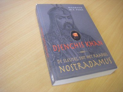 Boek met de titel: Djenghis Khan. 