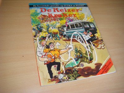 Boek met de titel: De beroemde parodie op SUSKE en WISKE De Keizer-Kraker