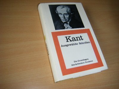 Tweedehands boek: Kant Ausgewahlte Schriften. Die Grundlagen des kritischen Denkens van auteur Stenzel, Gerhard; Imm. Kant; Prof. Dr. Walter Del-Negro - Linnengebonden Duitstalige uitgave. Met stofomslag, Wat vlekjes op de bovensnee. In goede staat. 