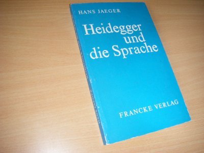 Boek met de titel: Heidegger und die Sprache