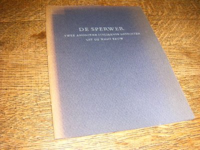 Boek met de titel: De Sperwer.