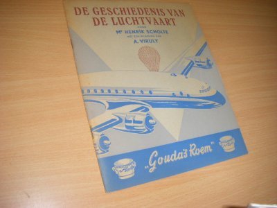 Boek met de titel: De geschiedenis van de luchtvaart