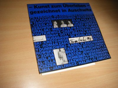 Boek met de titel: Kunst zum Uberleben gezeichnet in Auschwitz
