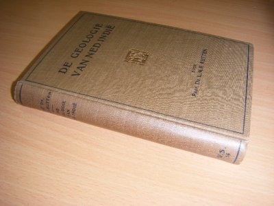 Boek met de titel: De geologie van Ned. Indie