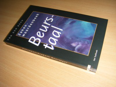 Boek met de titel: Zakenwoordenboek beurstaal