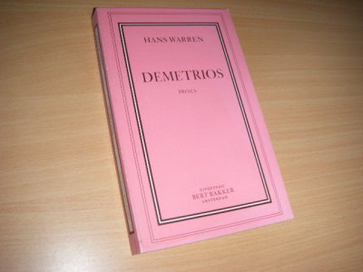 Boek met de titel: Demetrios